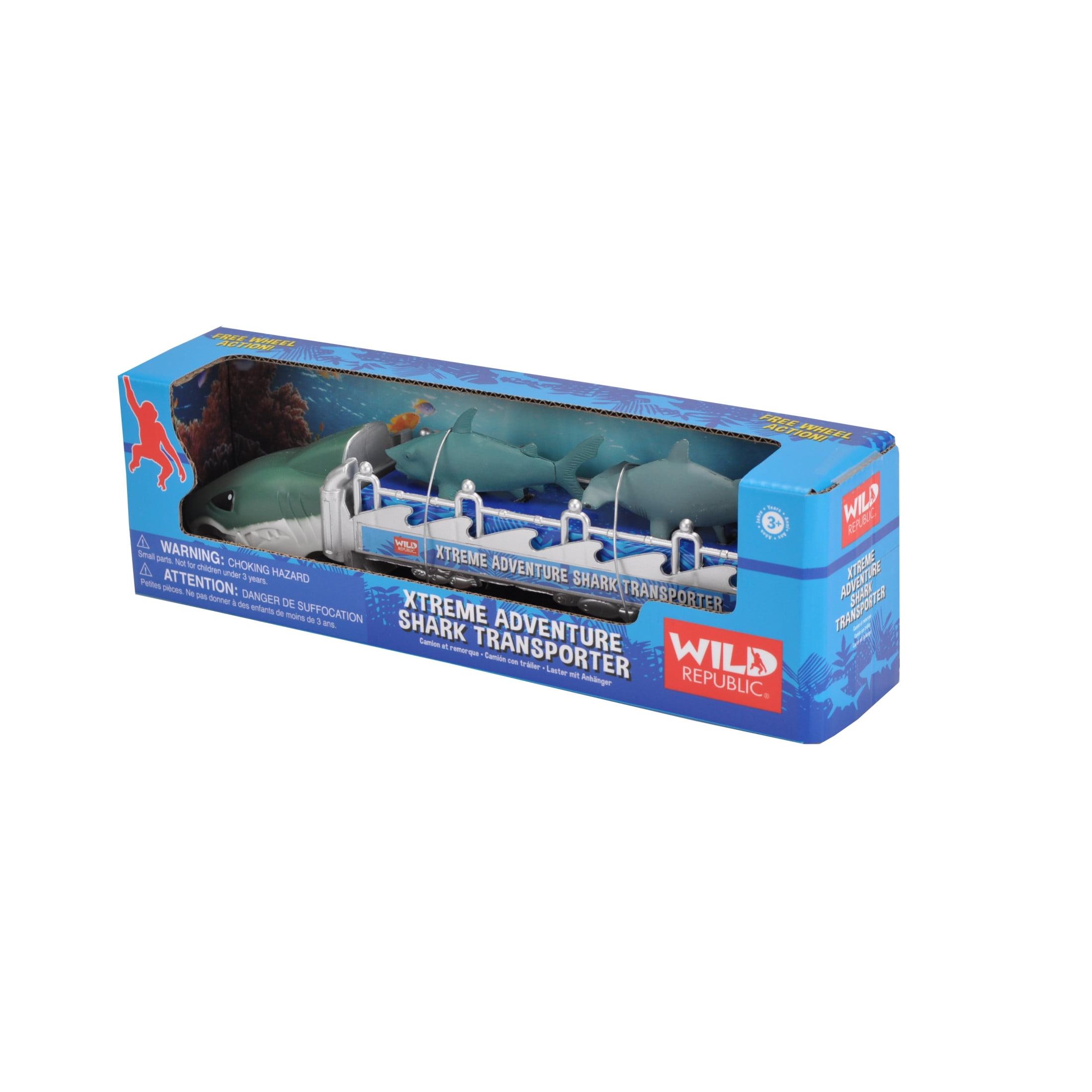Wild Republic Transporters Aquatic Figurines, 3 Pieces