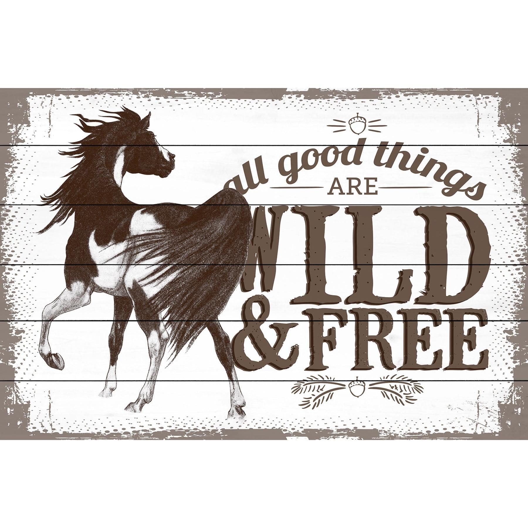 Marmont Hill “Wild & Free” Graphic Art | Wayfair