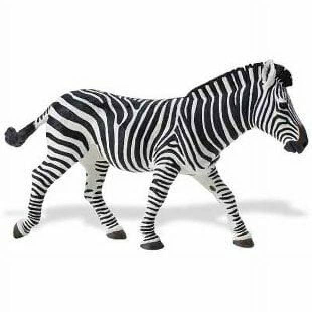 Safari Ltd. Zebra Figurine - Realistic 5.85" Figure - Educational Toy for Boys, Girls & Kids Ages 1+