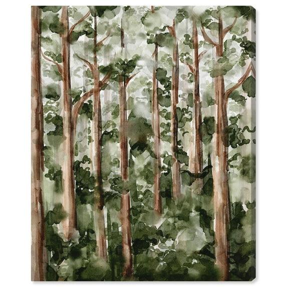 Art Remedy Art Remedy Wildy Forest Framed Landscape Watercolor Style 56937
