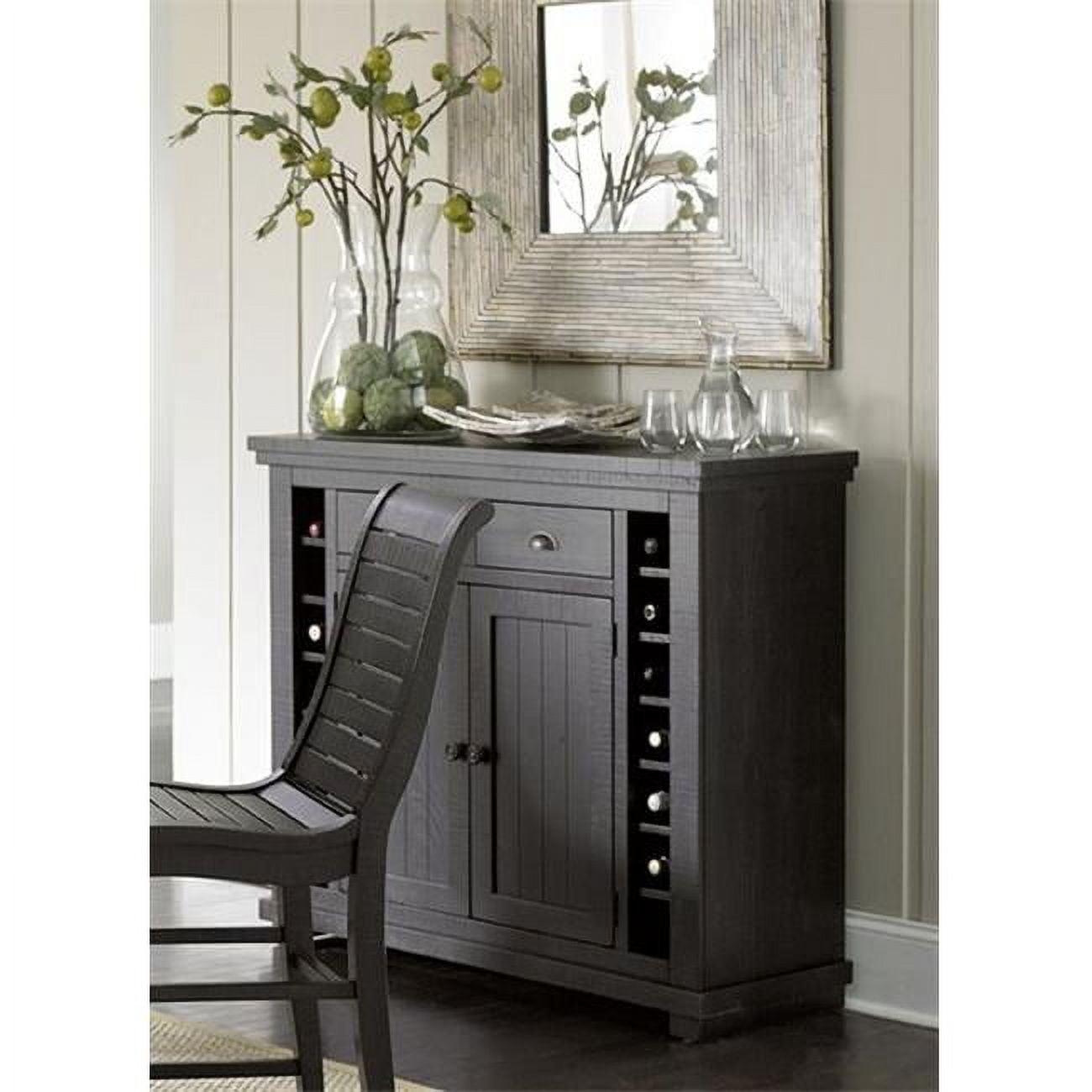 Willow 48'' Rustic Distressed Black Casual Server