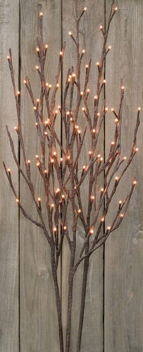 39" White Willow Tree Lighted Outdoor Christmas Decor