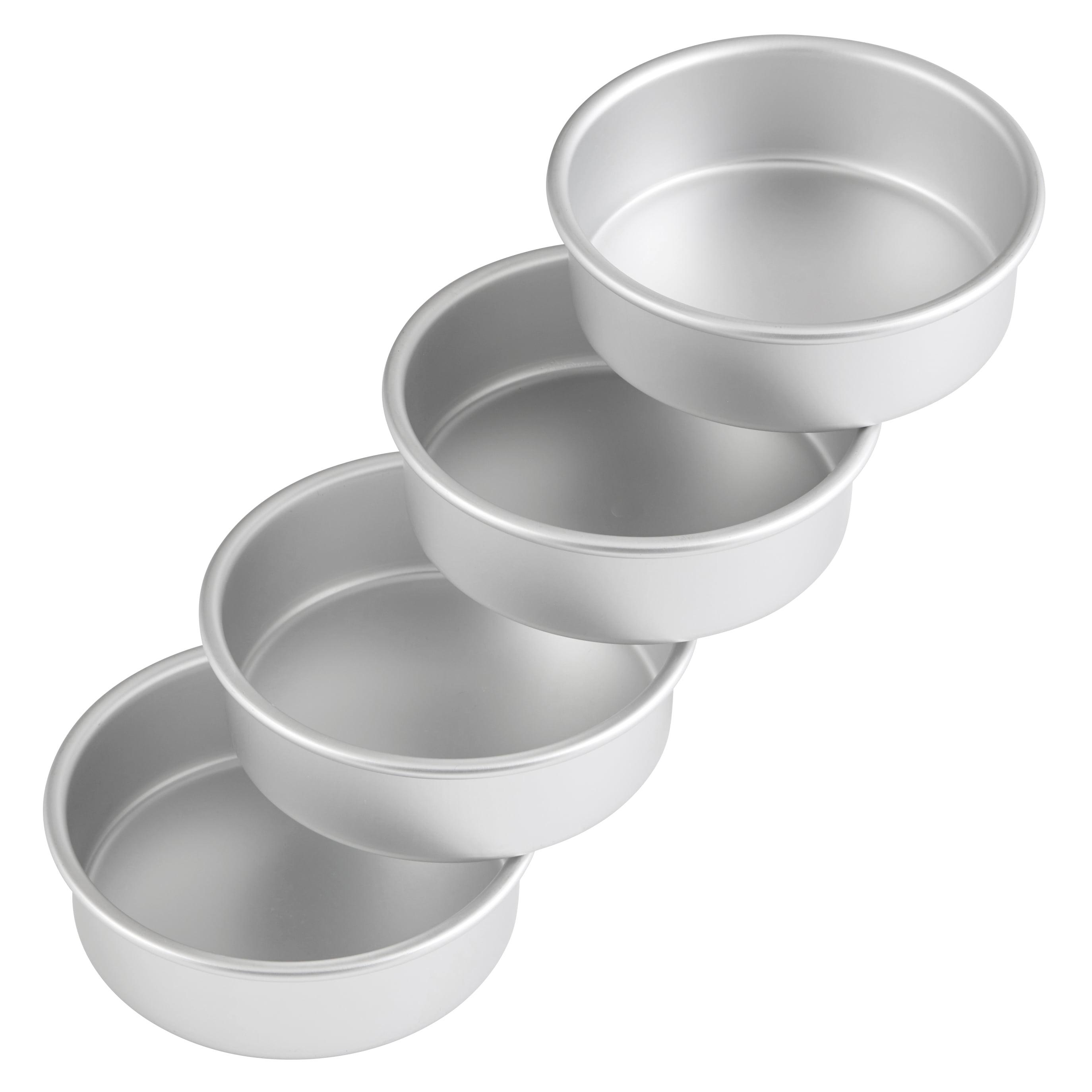 Wilton Aluminum 6-Inch Round Cake Pan Set, Multipack of 2