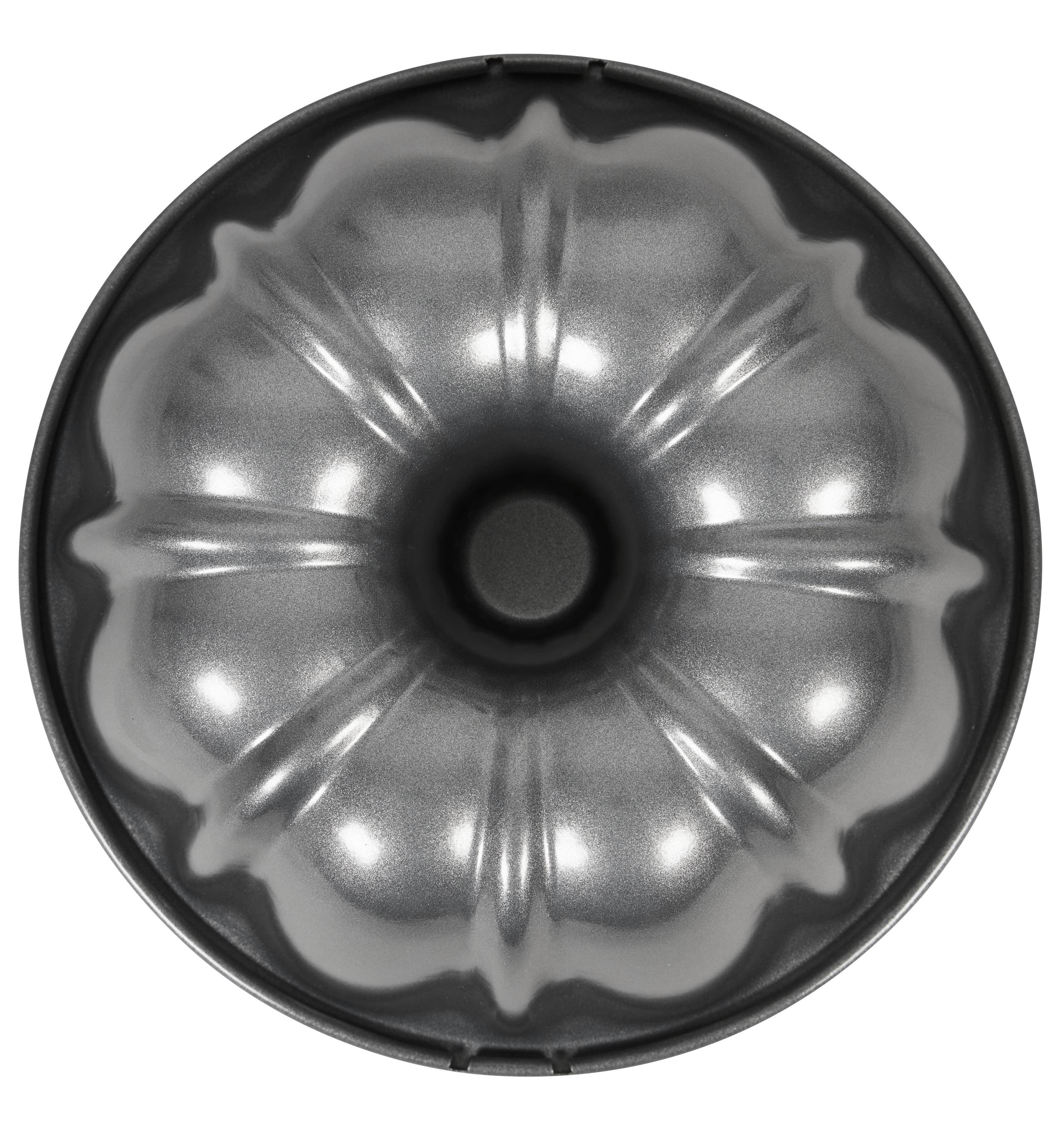 Wilton Premium 6" Non-Stick Steel Bundt Cake Fluted Tube Baking Pan, Packaging May Vary