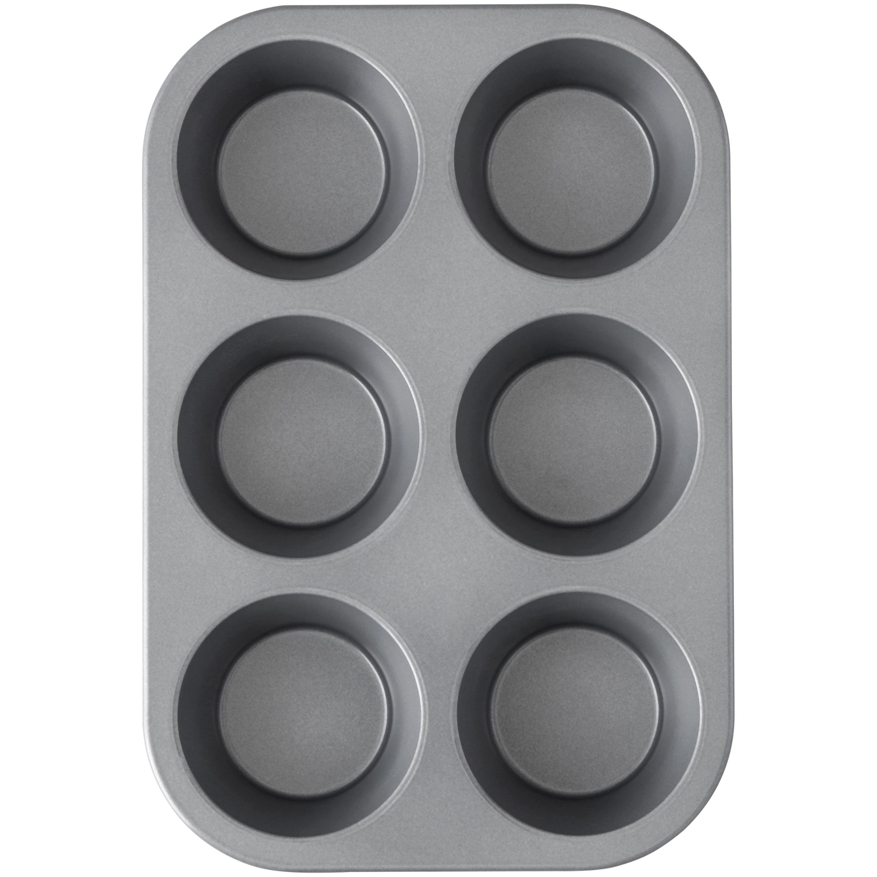 Non-Stick Jumbo 6-Cup Round Muffin Pan