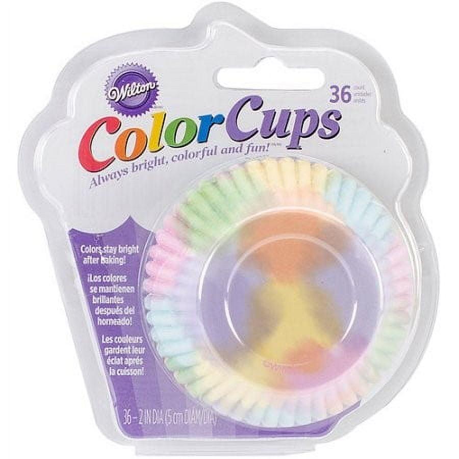 Watercolor Foil-Lined Round Cupcake Liners, 36 Count