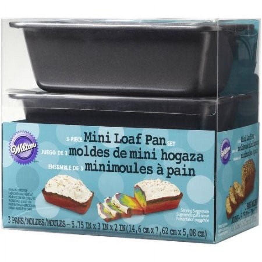 Non-Stick Steel Mini Loaf Pan Set, 3-Piece