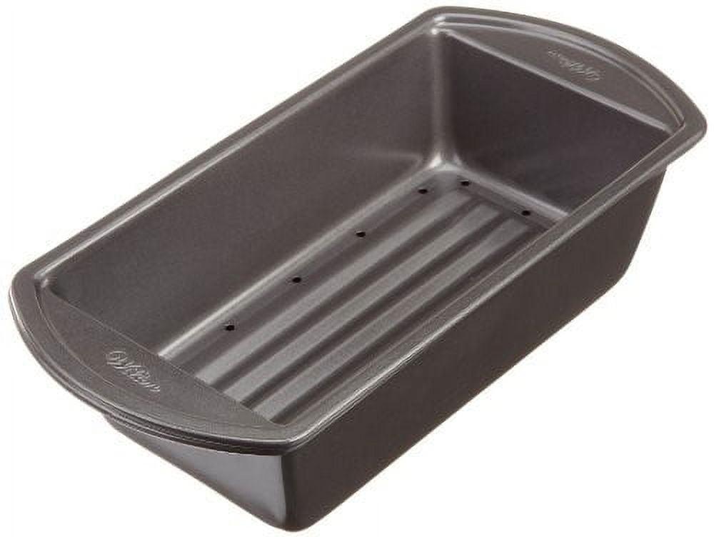 Non-Stick Steel Meatloaf Pan with Drip Holes