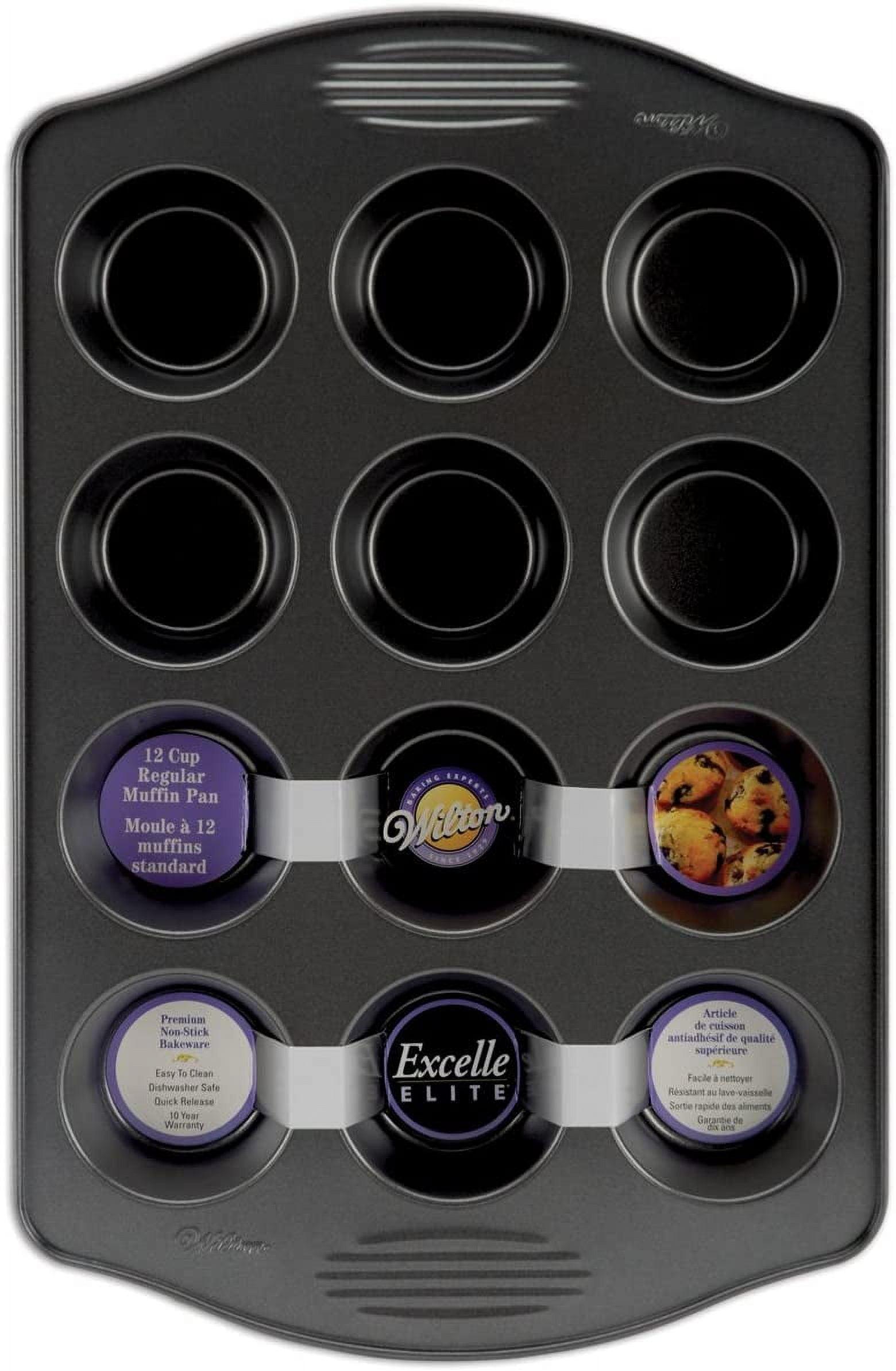 Non-Stick Steel 12-Cup Muffin and Cupcake Pan