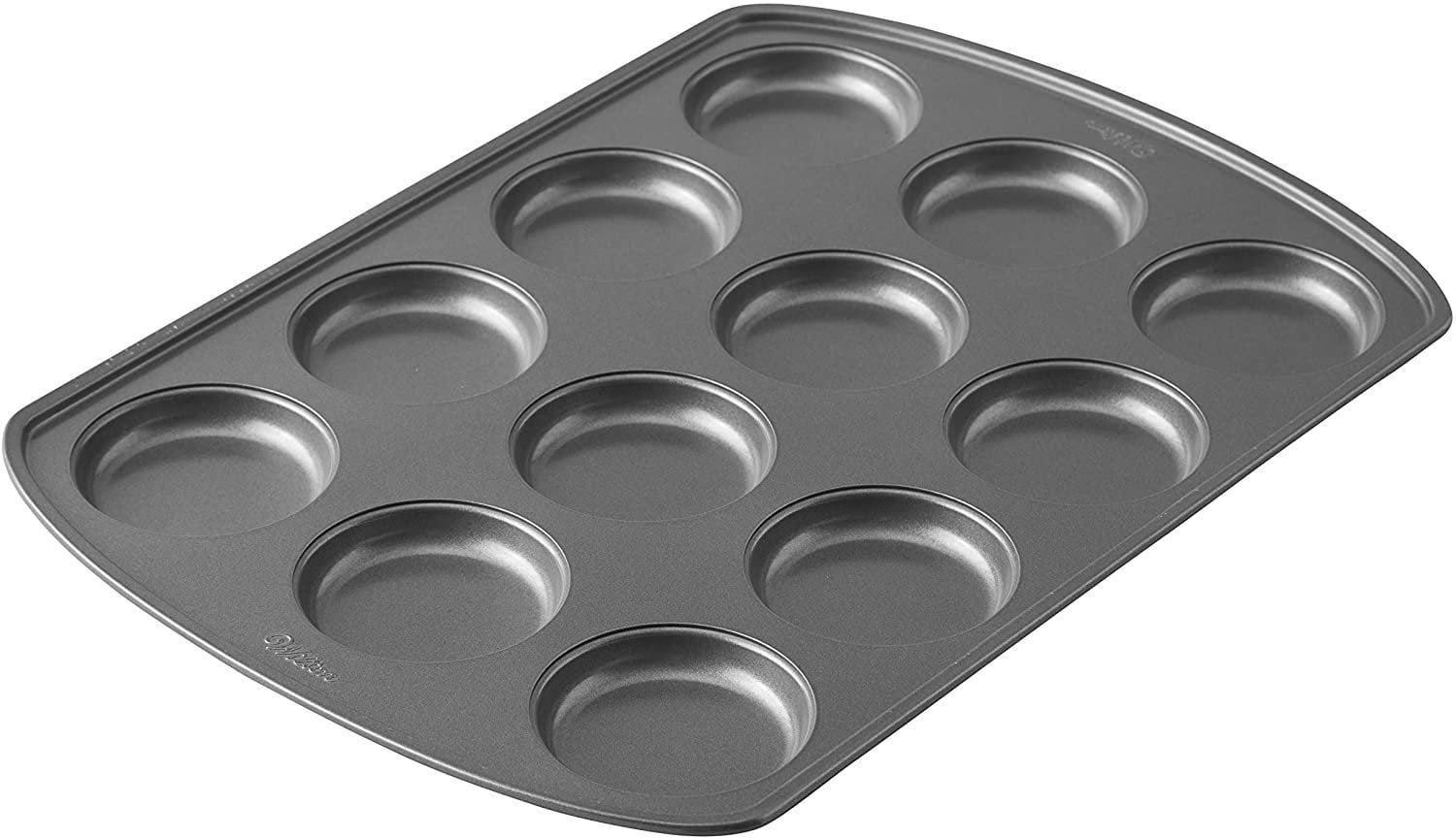 Non-Stick Steel 12-Cavity Muffin Top Baking Pan