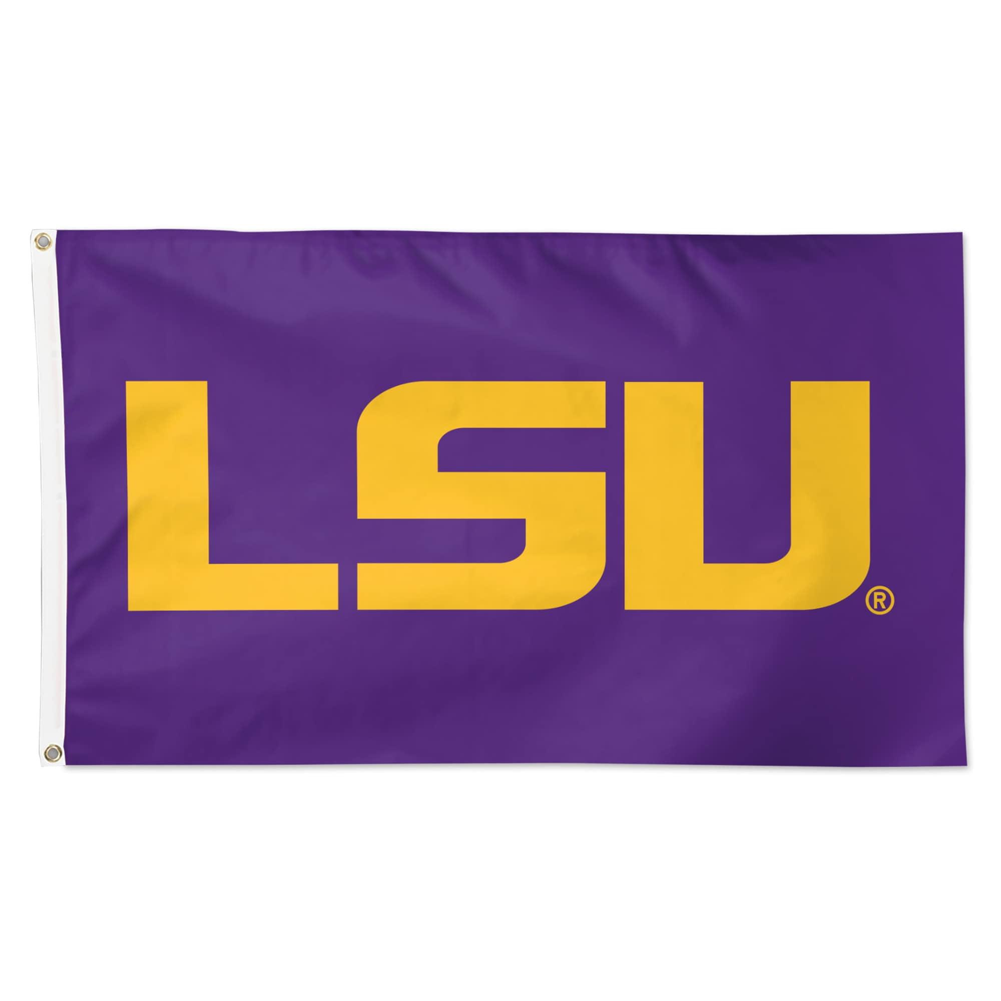 LSU Tigers 3' x 5' Purple and Gold Team Flag