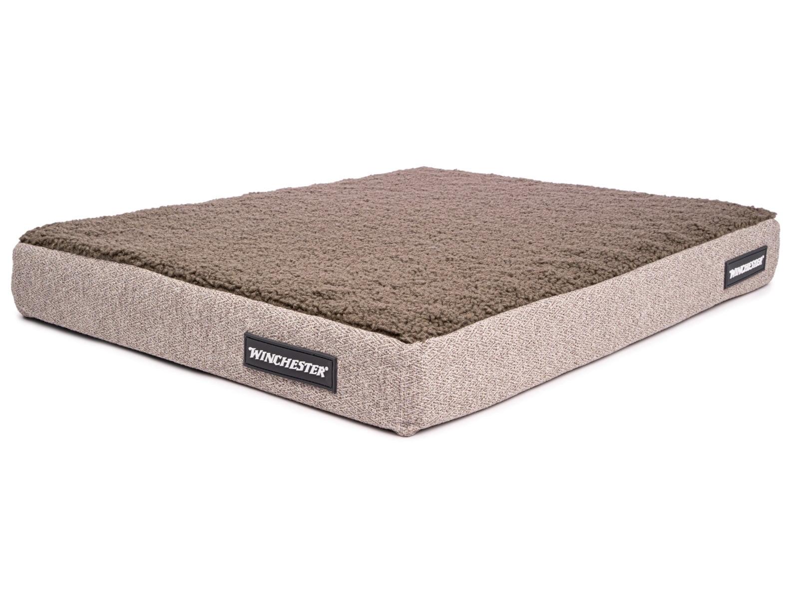 Winchester Medium Orthopedic Gray and Brown Dog Bed