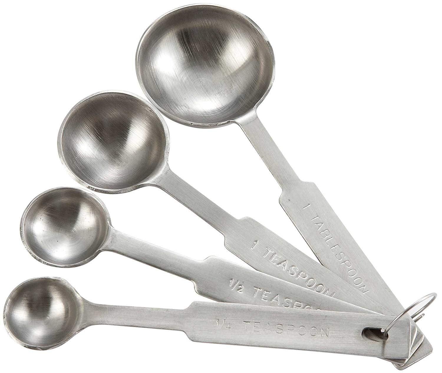 Deluxe Stainless Steel 4-Piece Measuring Spoon Set