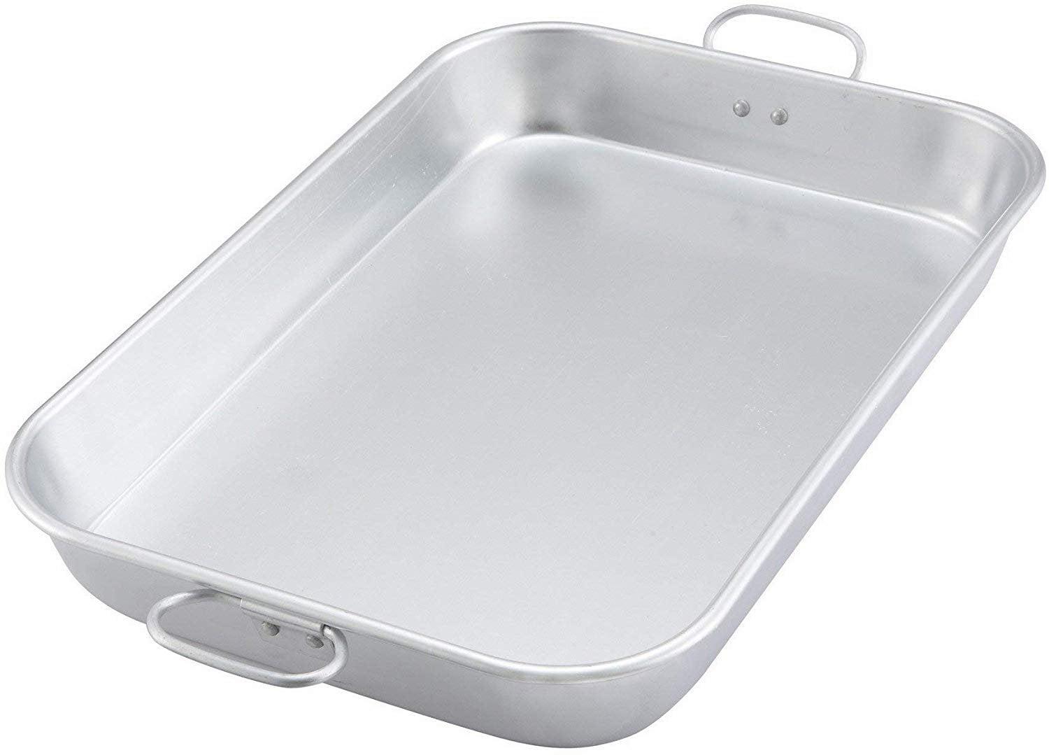 Winco Bake Pan with Dual Drop Handles, Aluminum, 12" x 18"