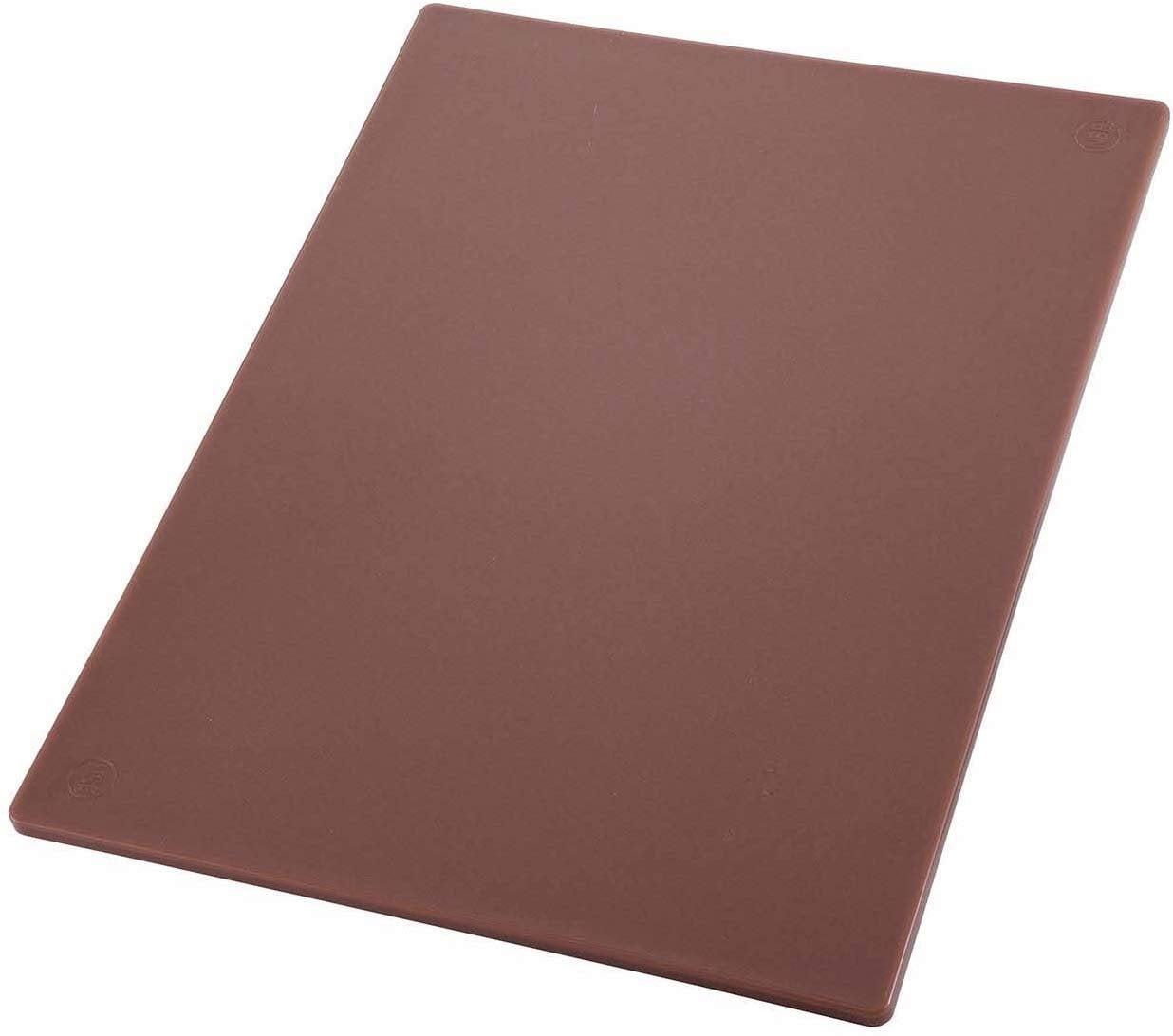 Brown Rectangular Plastic Cutting Board, 20" x 15"