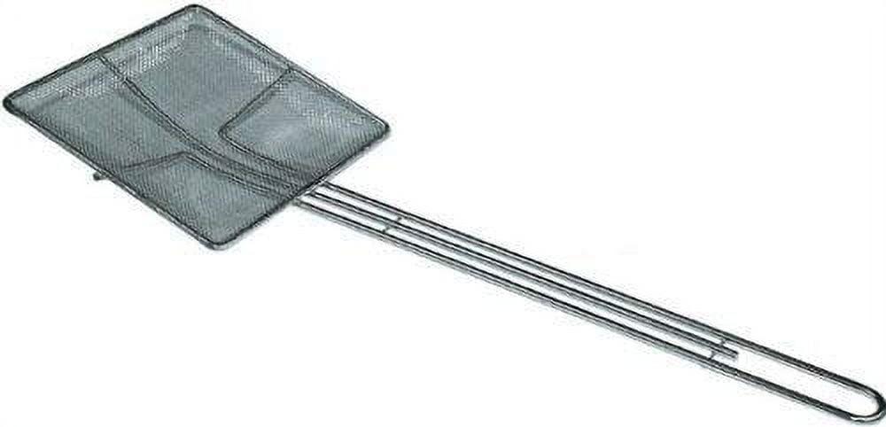 Silver Square Mesh Skimmer with 13" Metal Handle