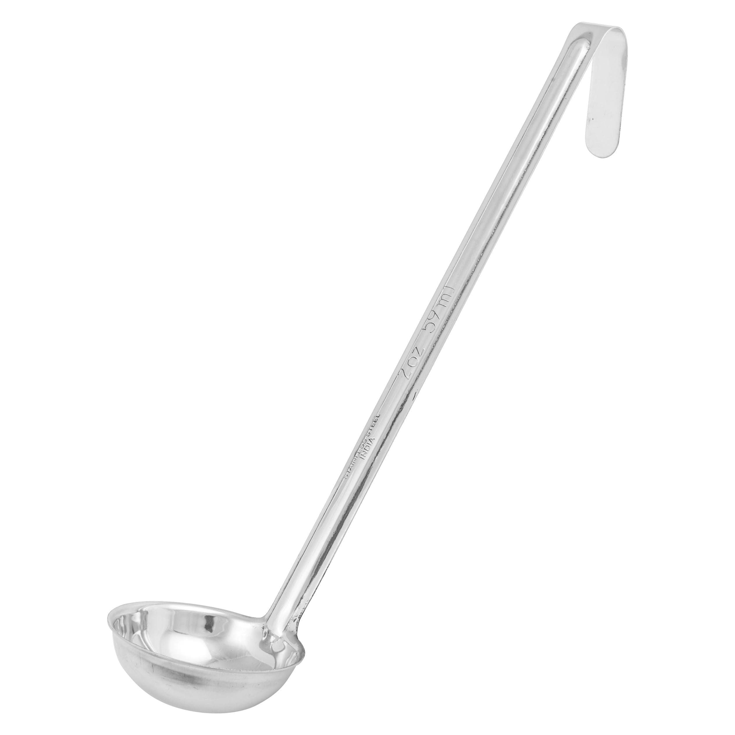 Stainless Steel 2-Ounce Soup Ladle with Hook