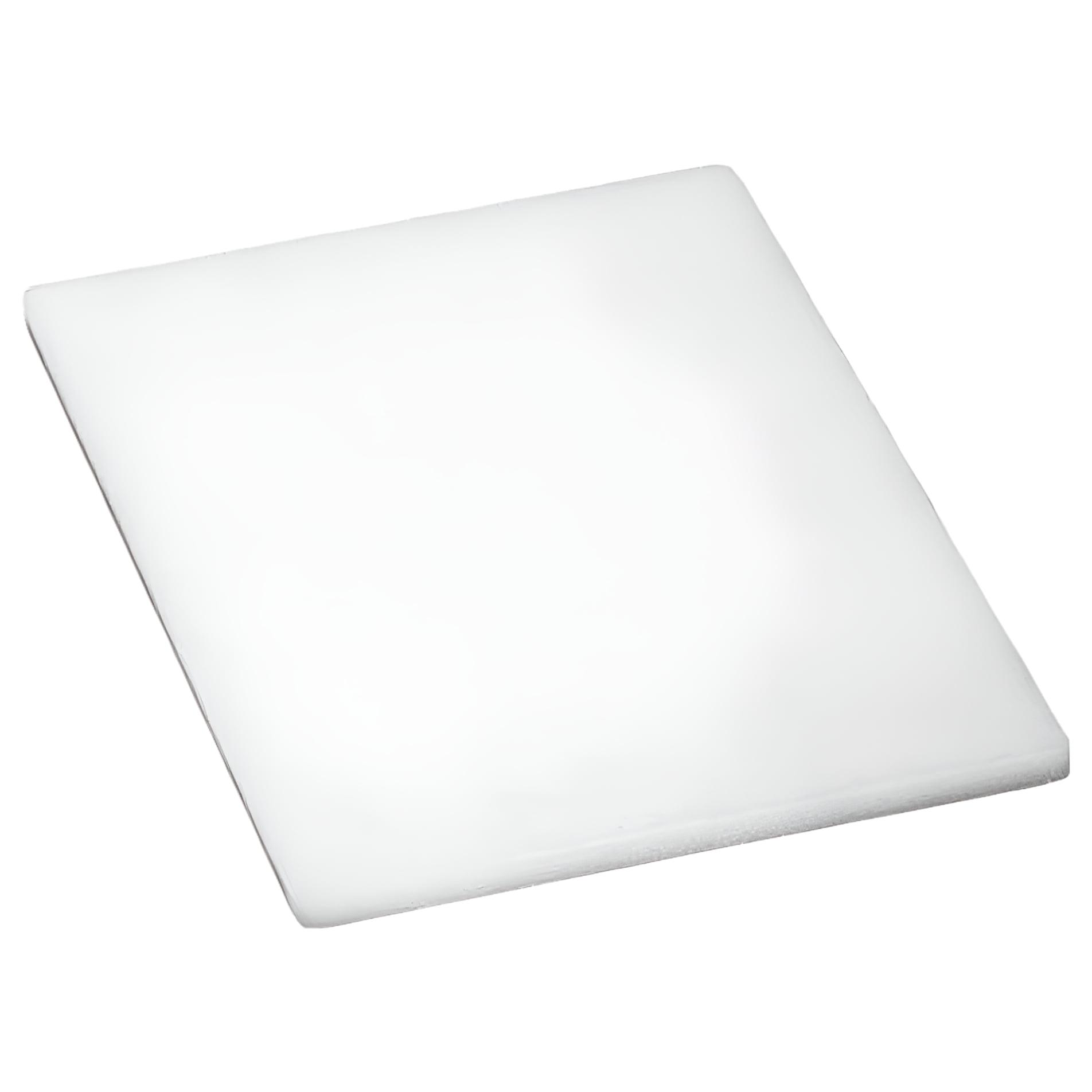 White Rectangular Plastic Cutting Board, 20" x 15"