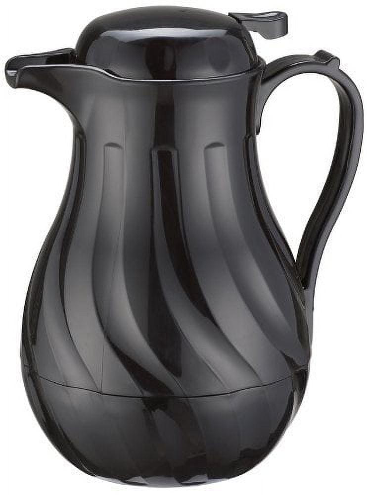 Black Swirl Design 64 Oz Insulated Beverage Server