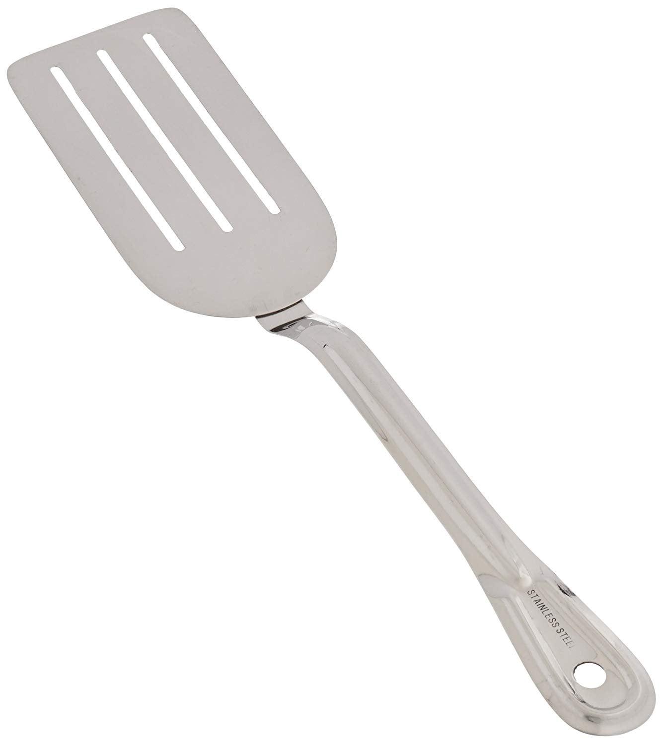 14-Inch Stainless Steel Slotted Turner with Long Handle