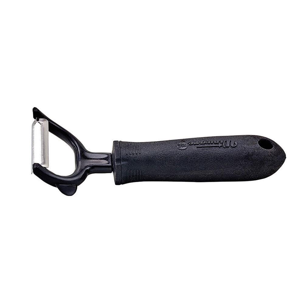 6.5" Black Stainless Steel Serrated Y Peeler