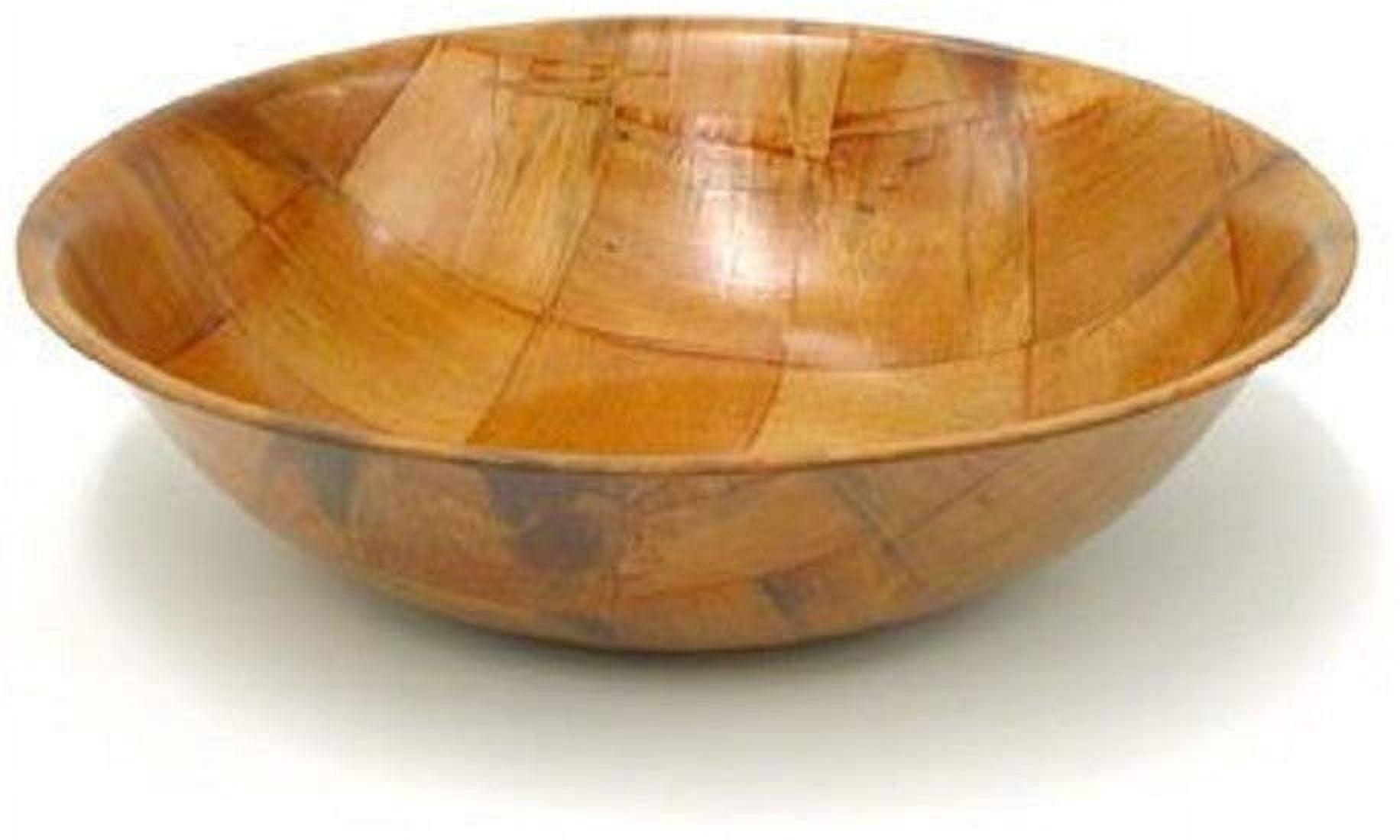 Winco Wooden Woven Salad Bowl - Pack of 1