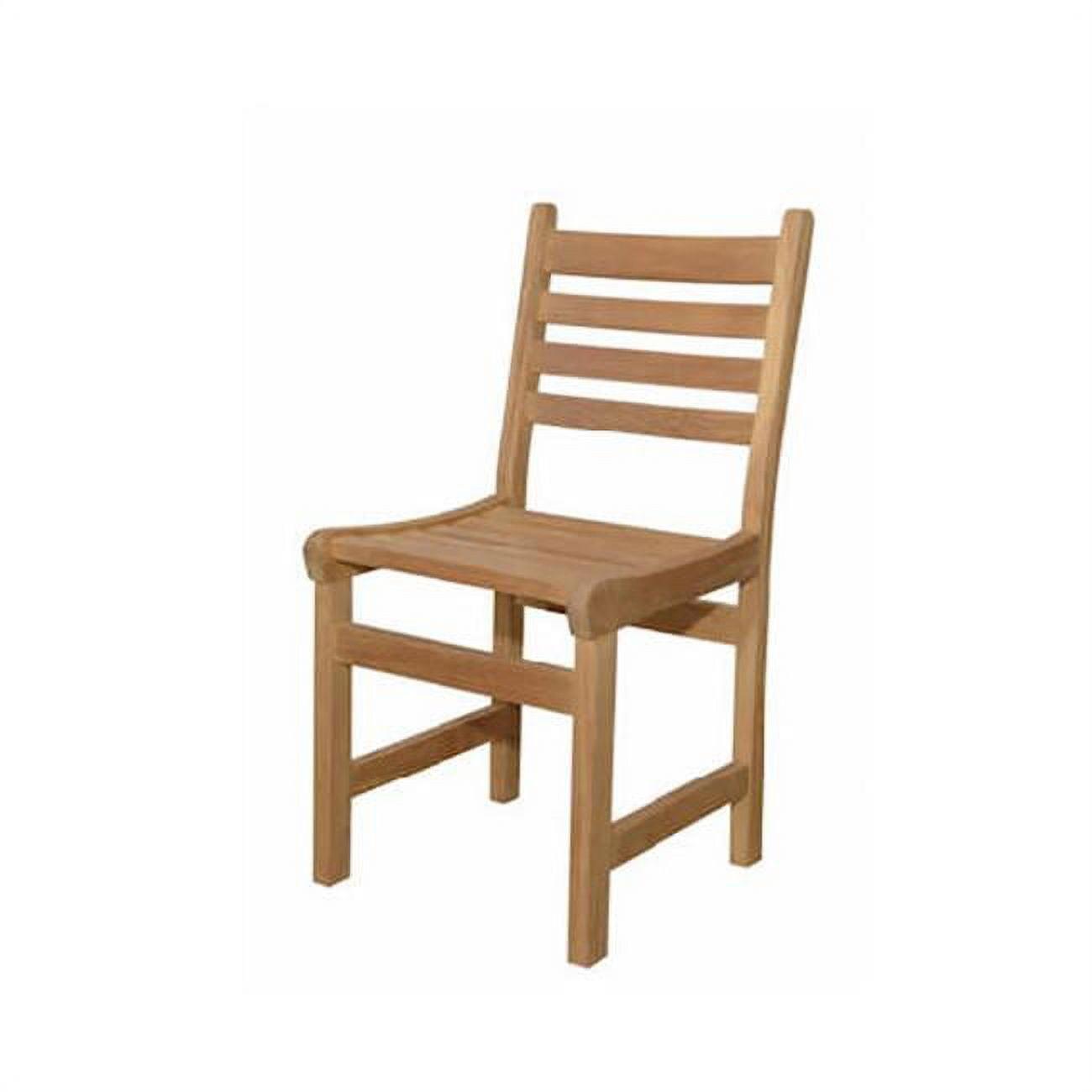 Teak Armless Outdoor Dining Chair