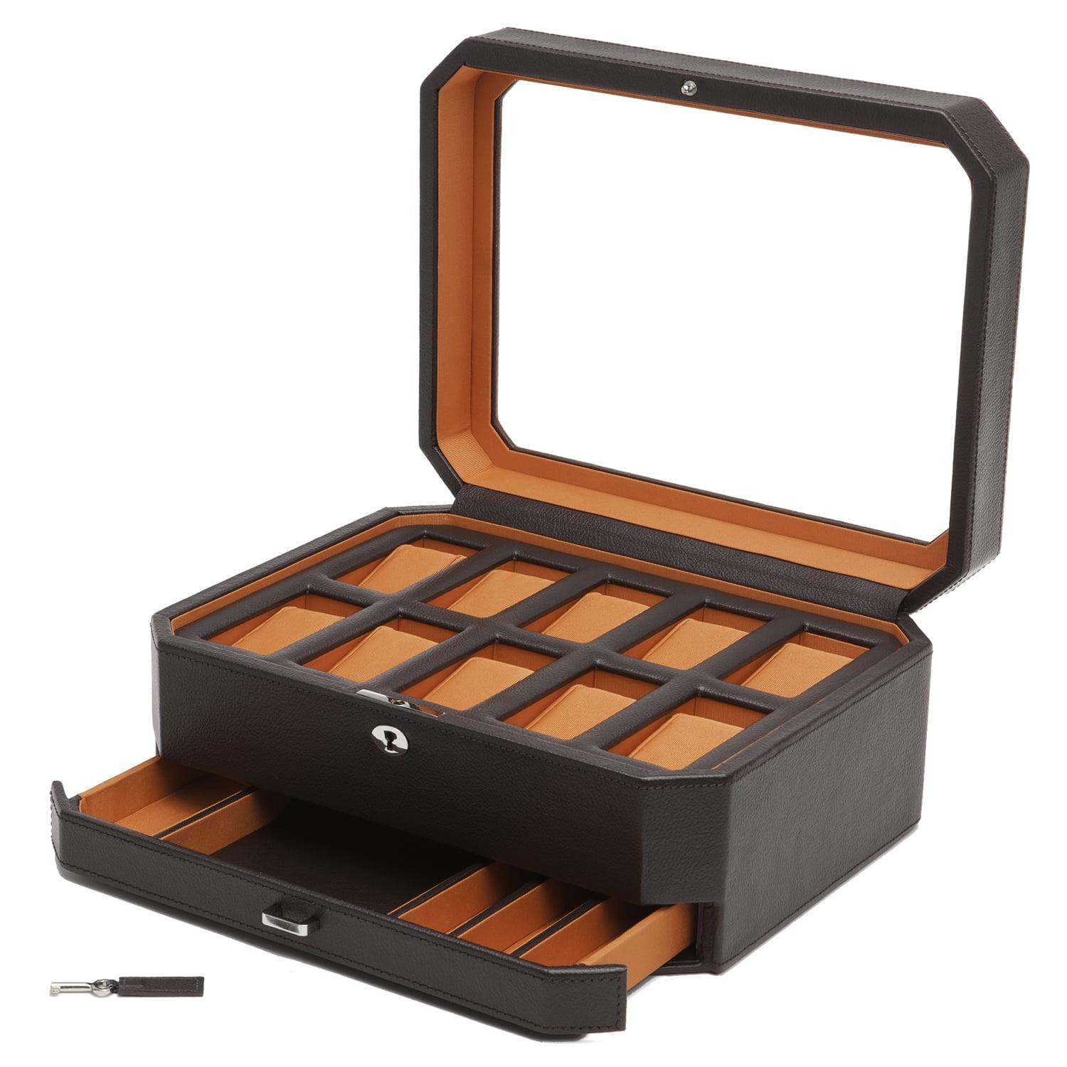 Windsor Leather 10 Piece Watch Box