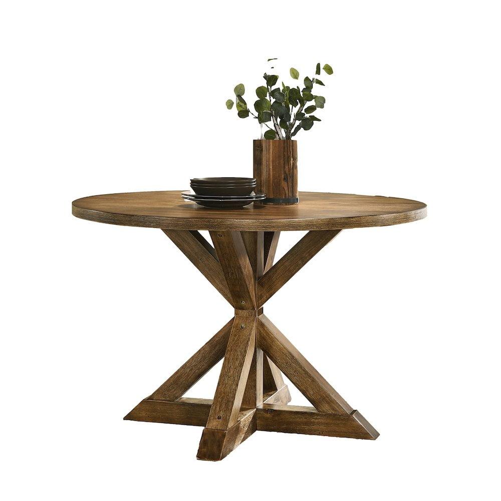 Windvale Cross-Buck Base Dining Table