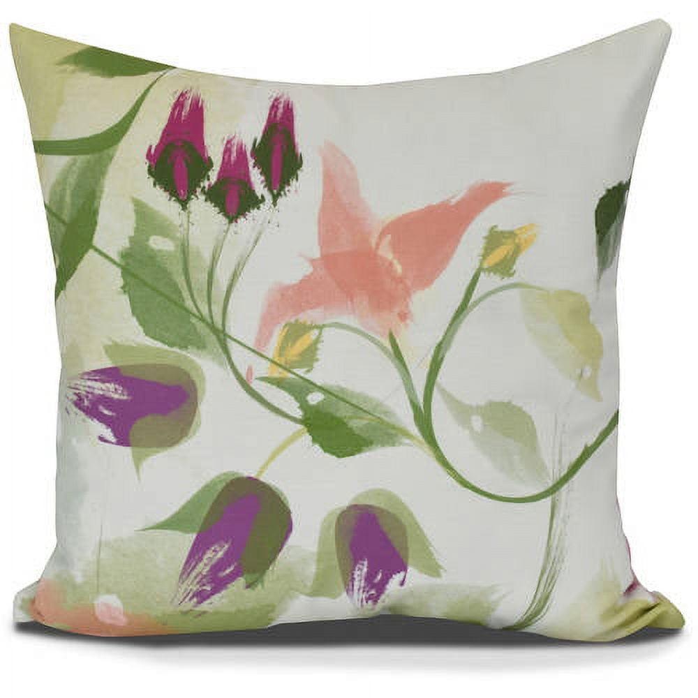 e by design Goals, Gourds, And Gatherings Floral Reversible Throw Pillow
