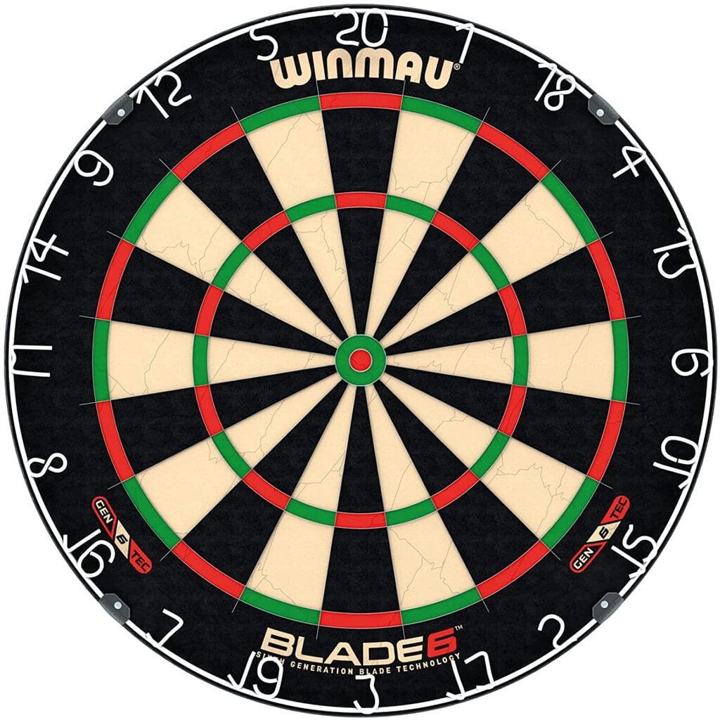 Blade 6 Professional Black and Beige Bristle Dartboard