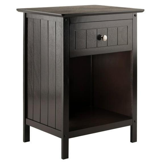 Blair Accent Table Coffee Finish - Winsome: End Table, Bedside, Home Office Storage