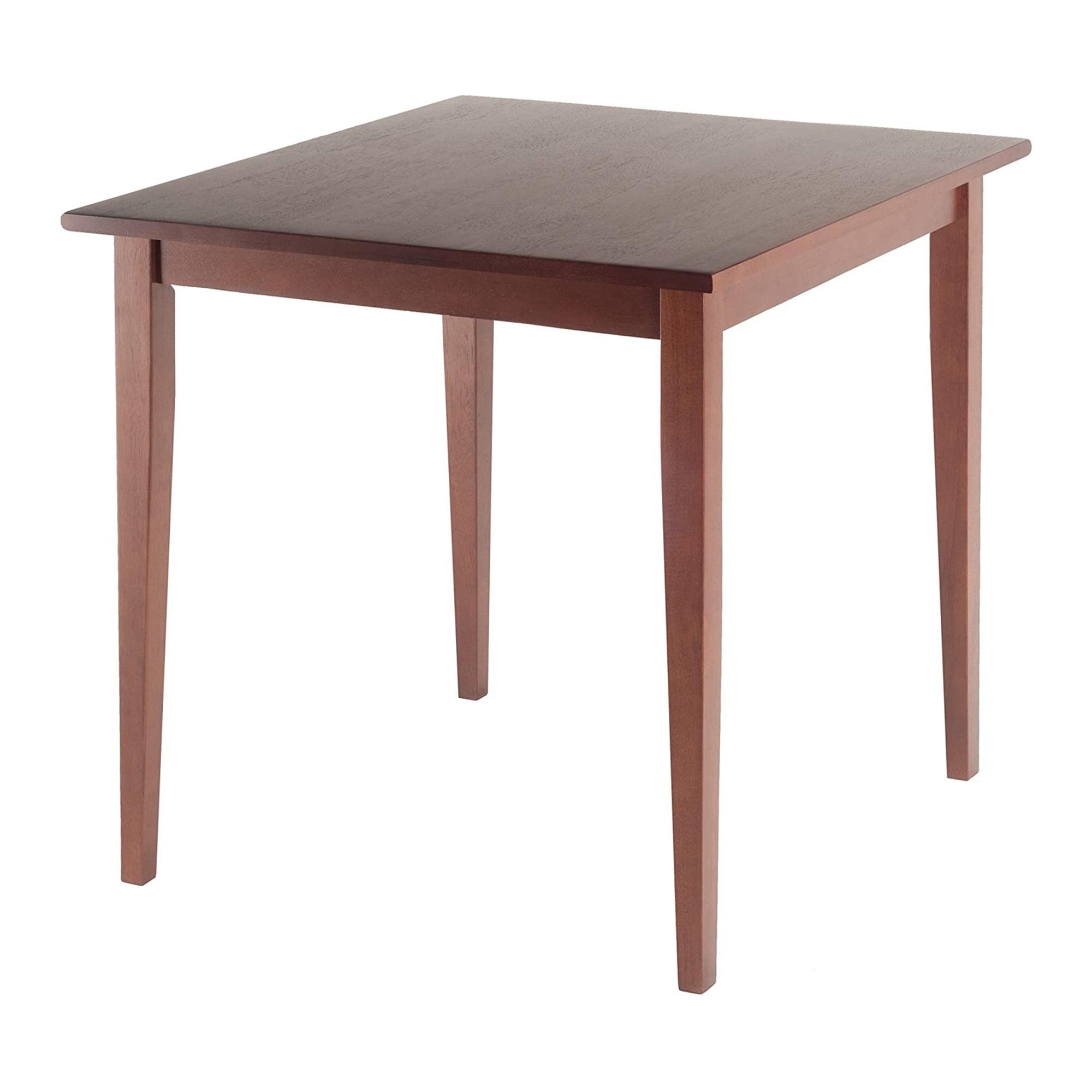 Groveland Square Dining Table Antique Walnut - Winsome: Shaker Legs, Hardwood, 4-Seat Capacity, Modern Style