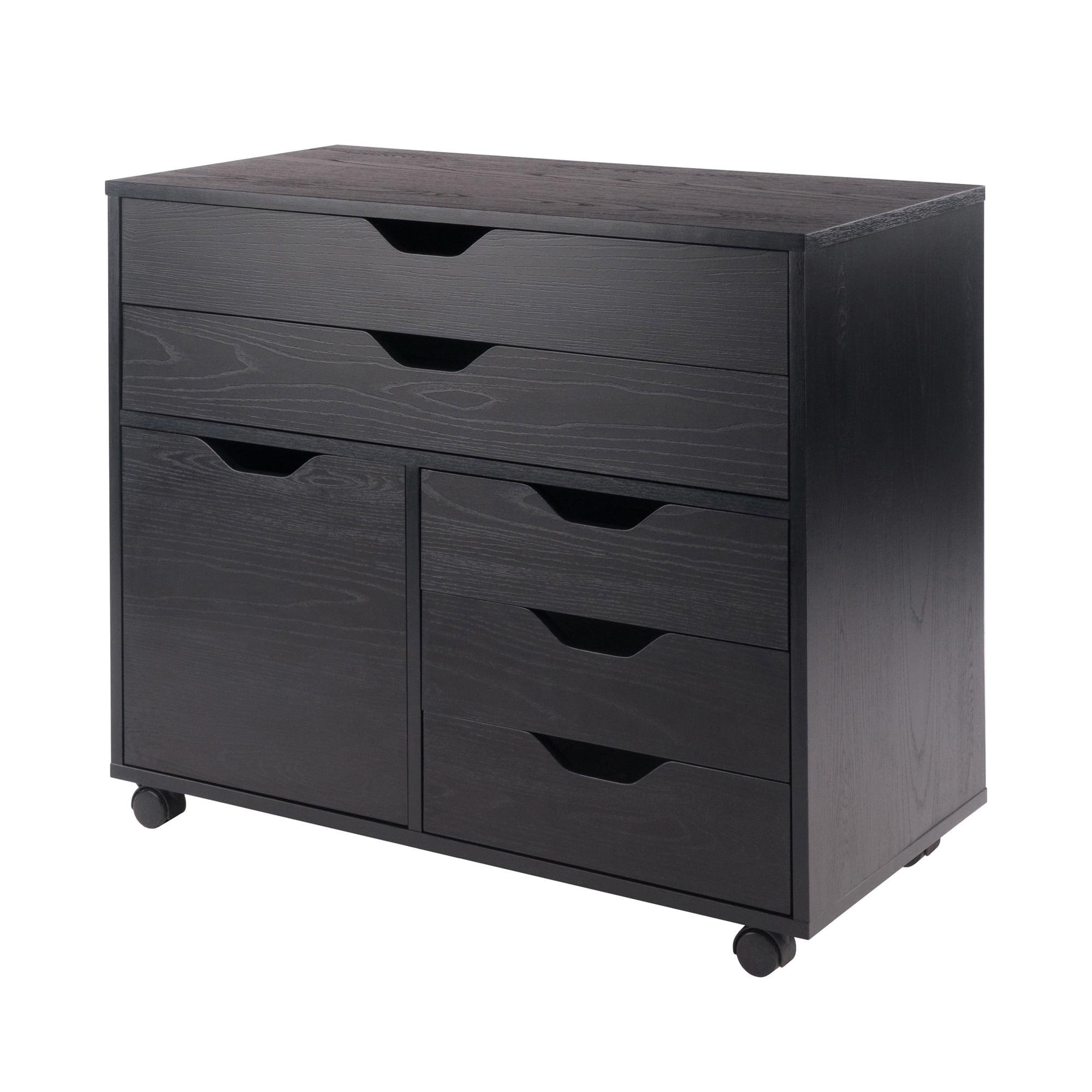 Halifax 3 Section Mobile Storage Cabinet - Winsome