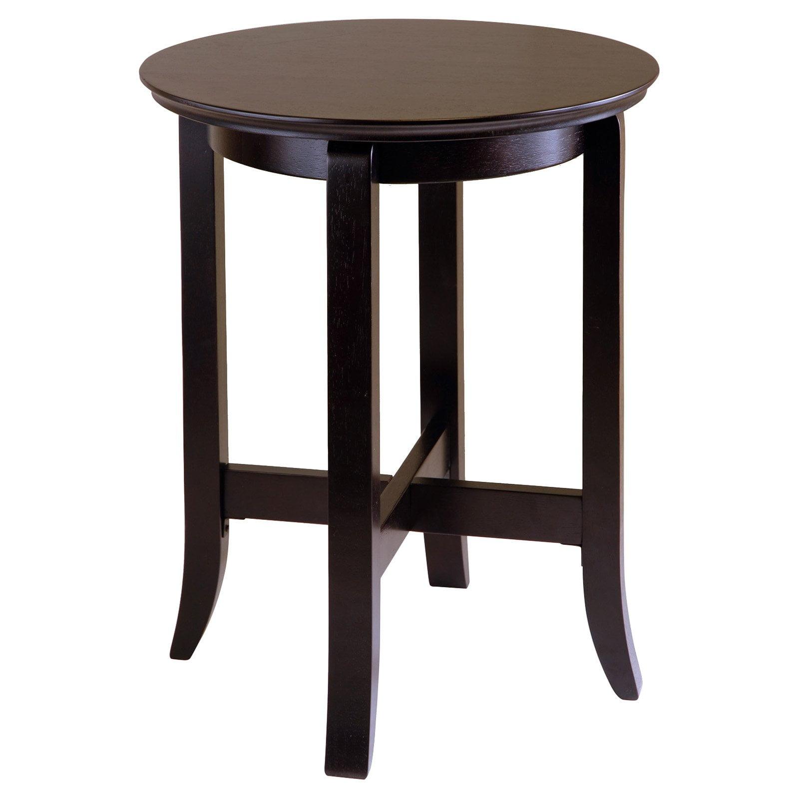 Winsome Toby Round Accent End Table Espresso