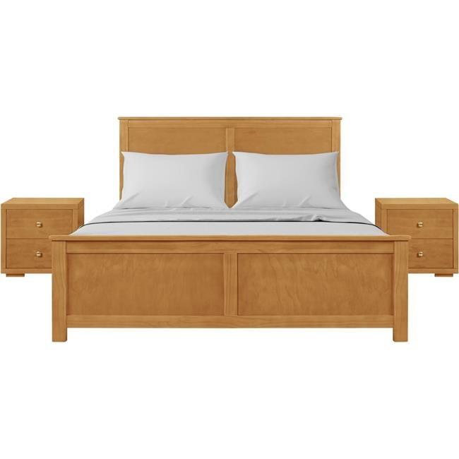 Winston Platform 3 Piece Bedroom Set with Paneled Headboard and Footboard