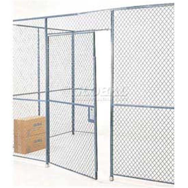 Gray Steel Wire Mesh Hinged Door with Cold Rolled Frame