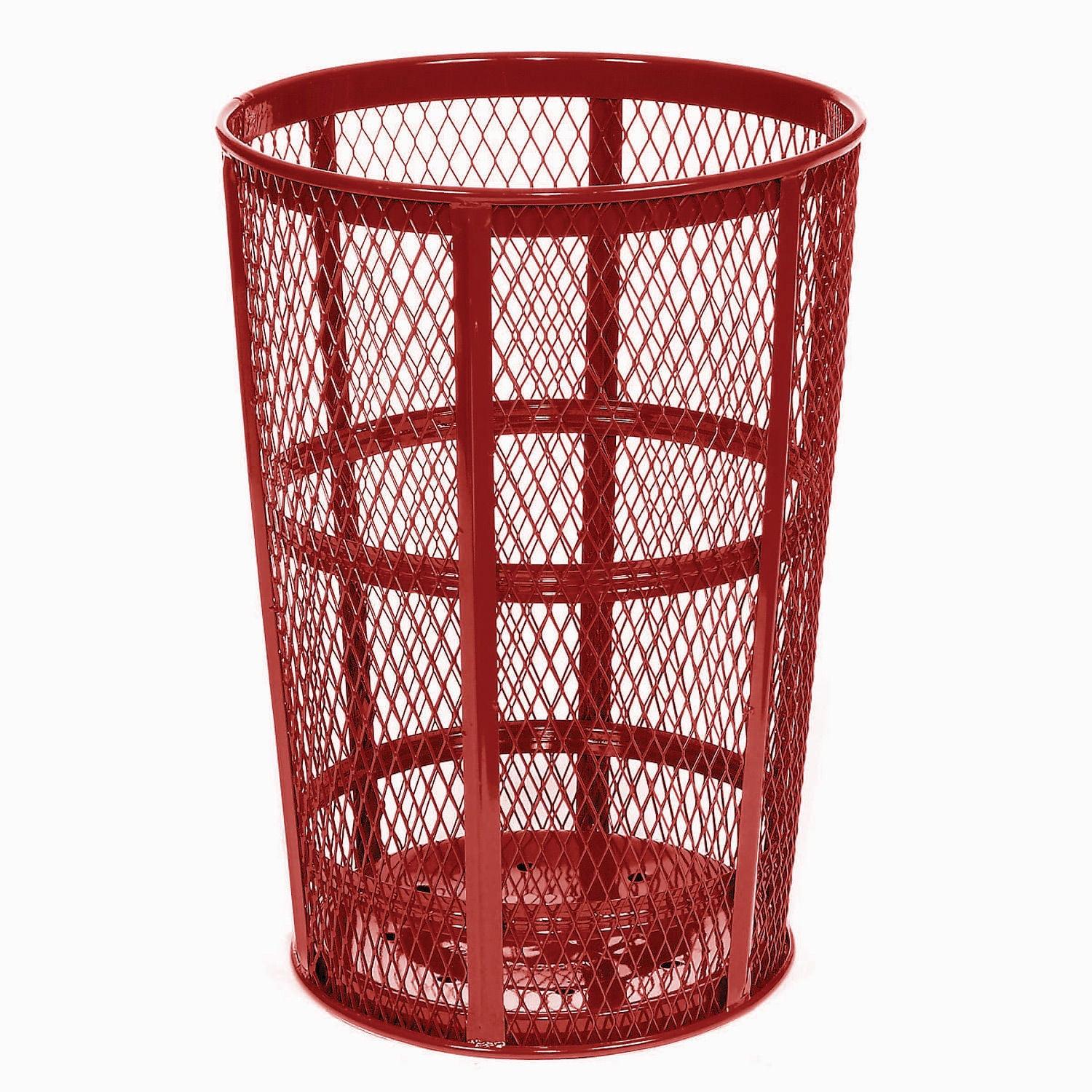 Steel Open Trash Can - 48 Gallons