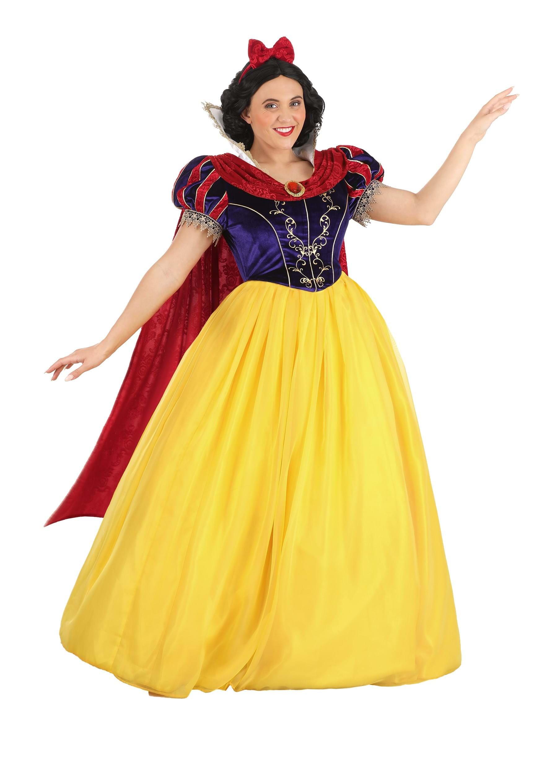 HalloweenCostumes.com L  Women  Adult Premium Snow White Costume, Multicolored