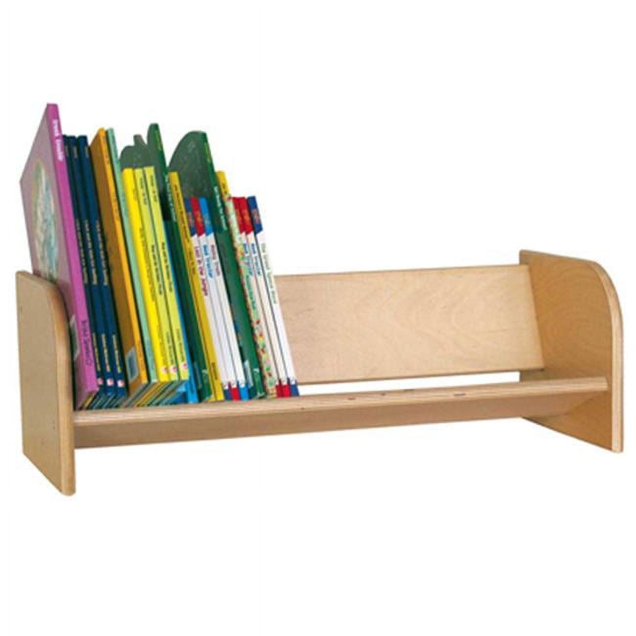 Natural Plywood Kids Book Display Rack with UV Finish