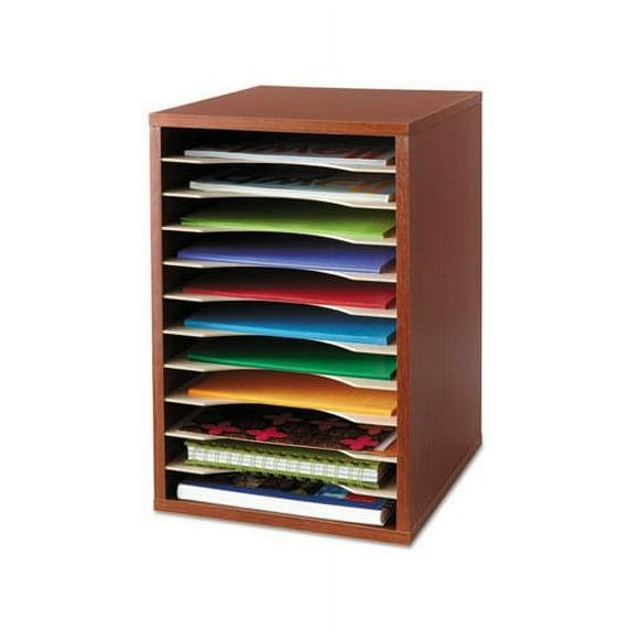 Safco Products Company Literature Desktop Organizer With 11 Compartments