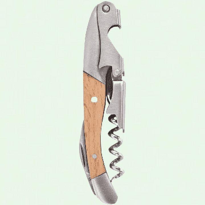 True Timber Double-Hinged Corkscrew with Birch Wood Handle