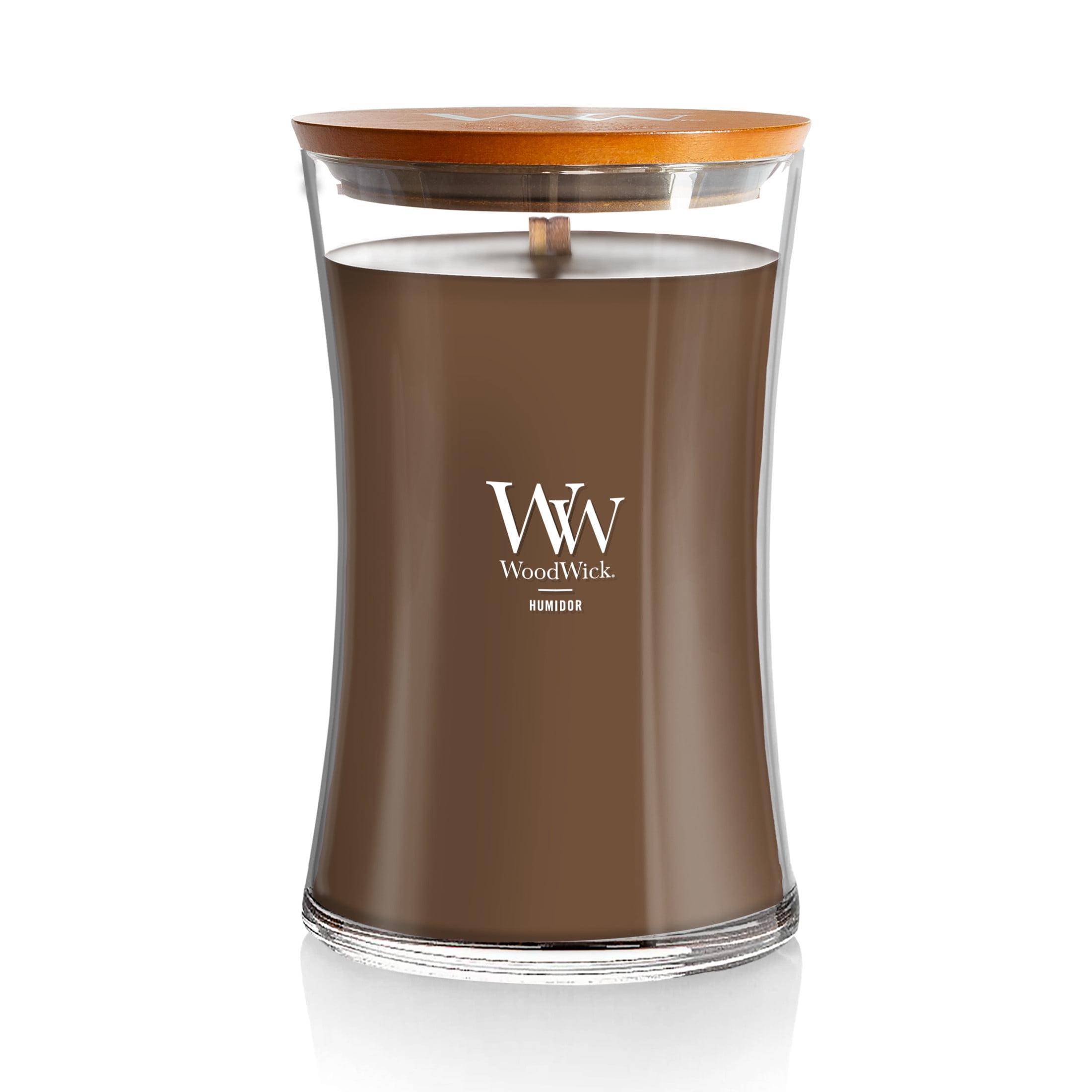 21.5oz Large Hourglass Jar Candle Humidor - WoodWick
