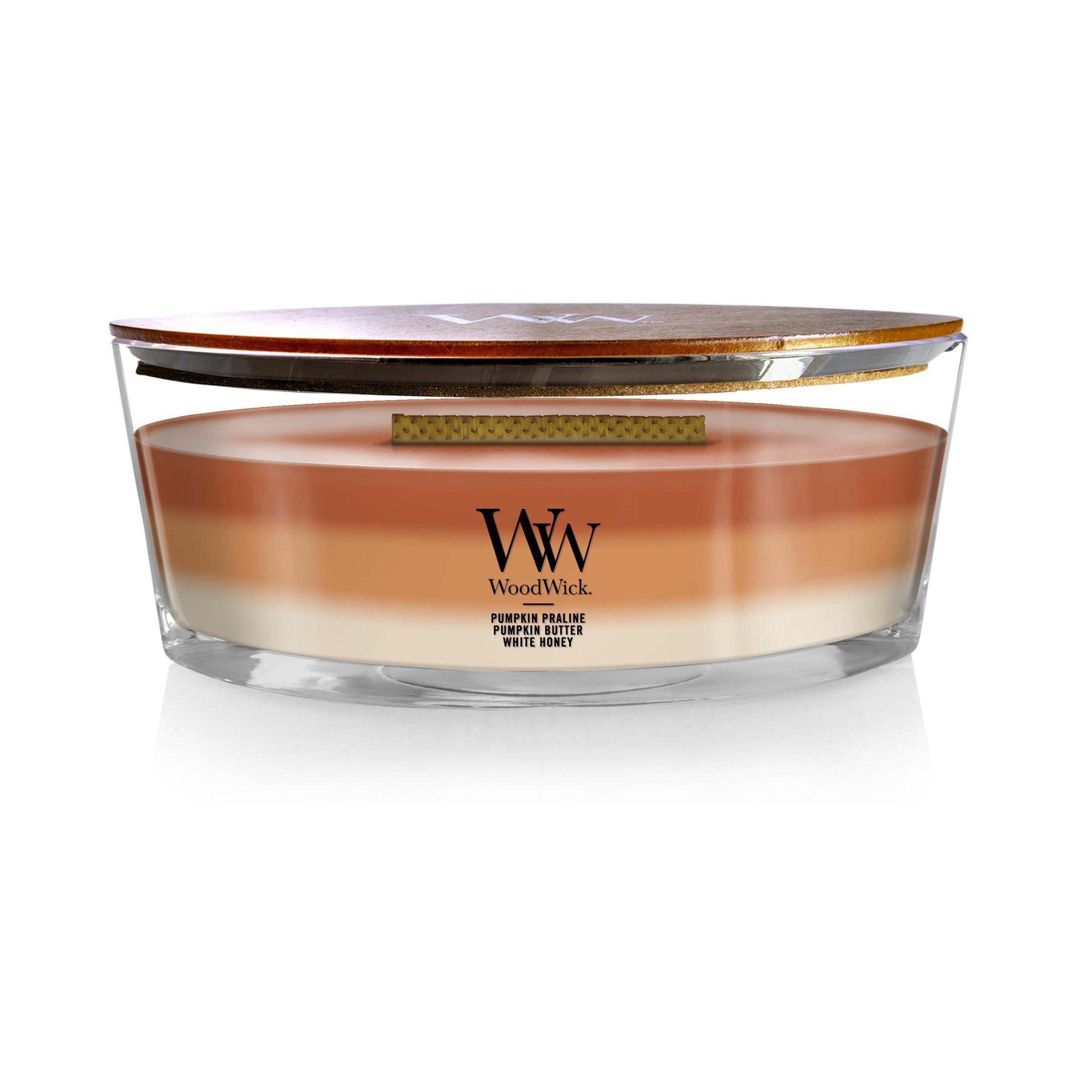 Woodwick Ellipse Candle, Pumpkin Gourmand Trilogy, 16 oz
