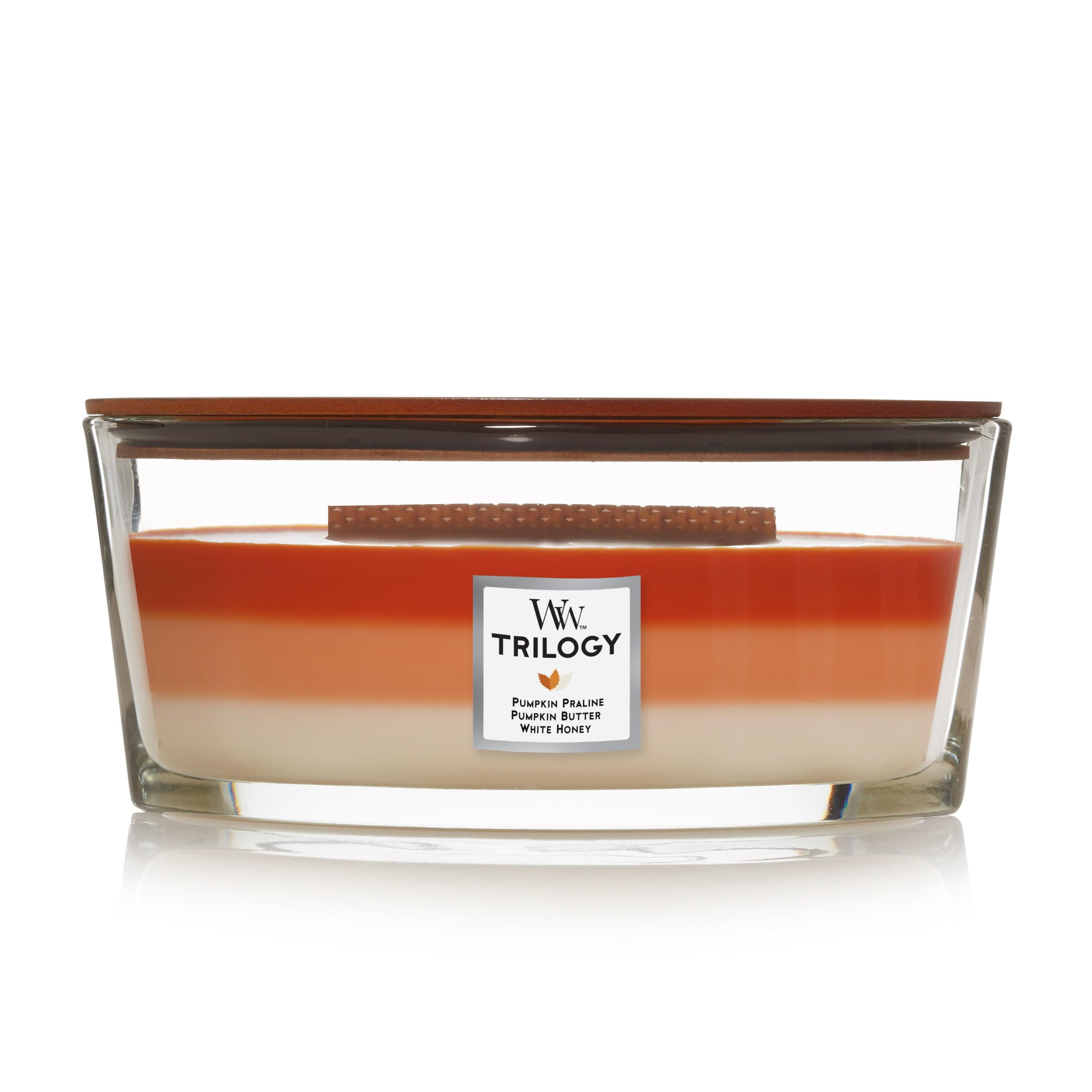 White and Orange Soy Fall Scented Jar Candle