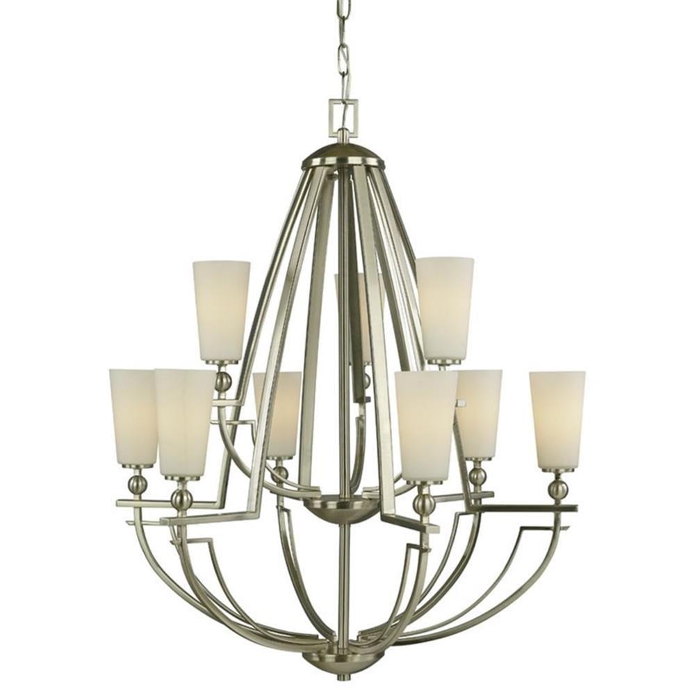 Woodbridge Lighting Aurora 9 - Light Tiered Chandelier