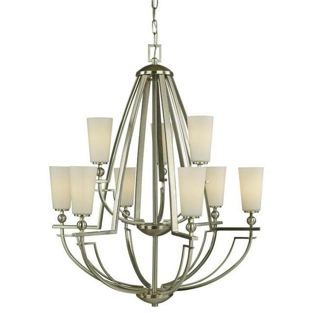 Woodbridge Lighting Aurora 9 - Light Tiered Chandelier