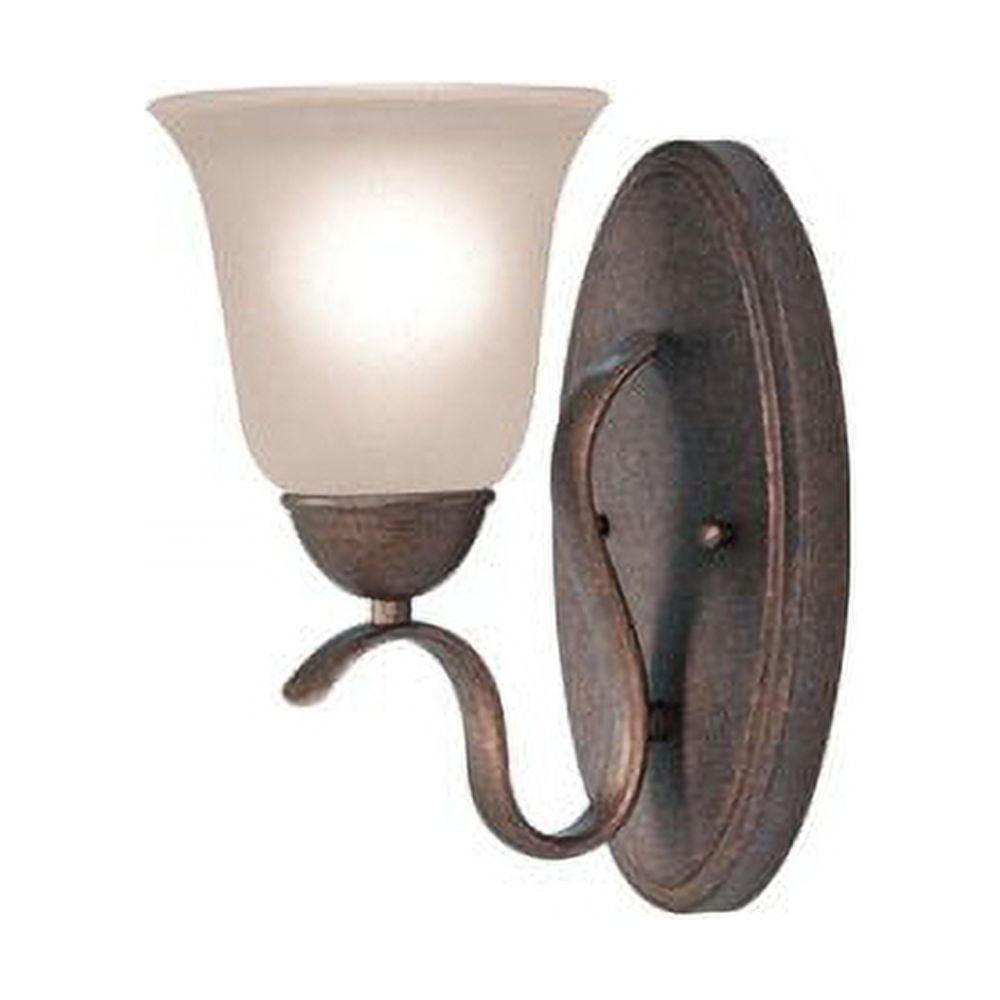 Beaconsfield Marbled Bronze Bath Wall Sconce 9"x16"