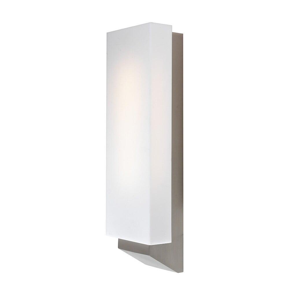 Sentinal Contemporary Satin Nickel LED Wall Sconce