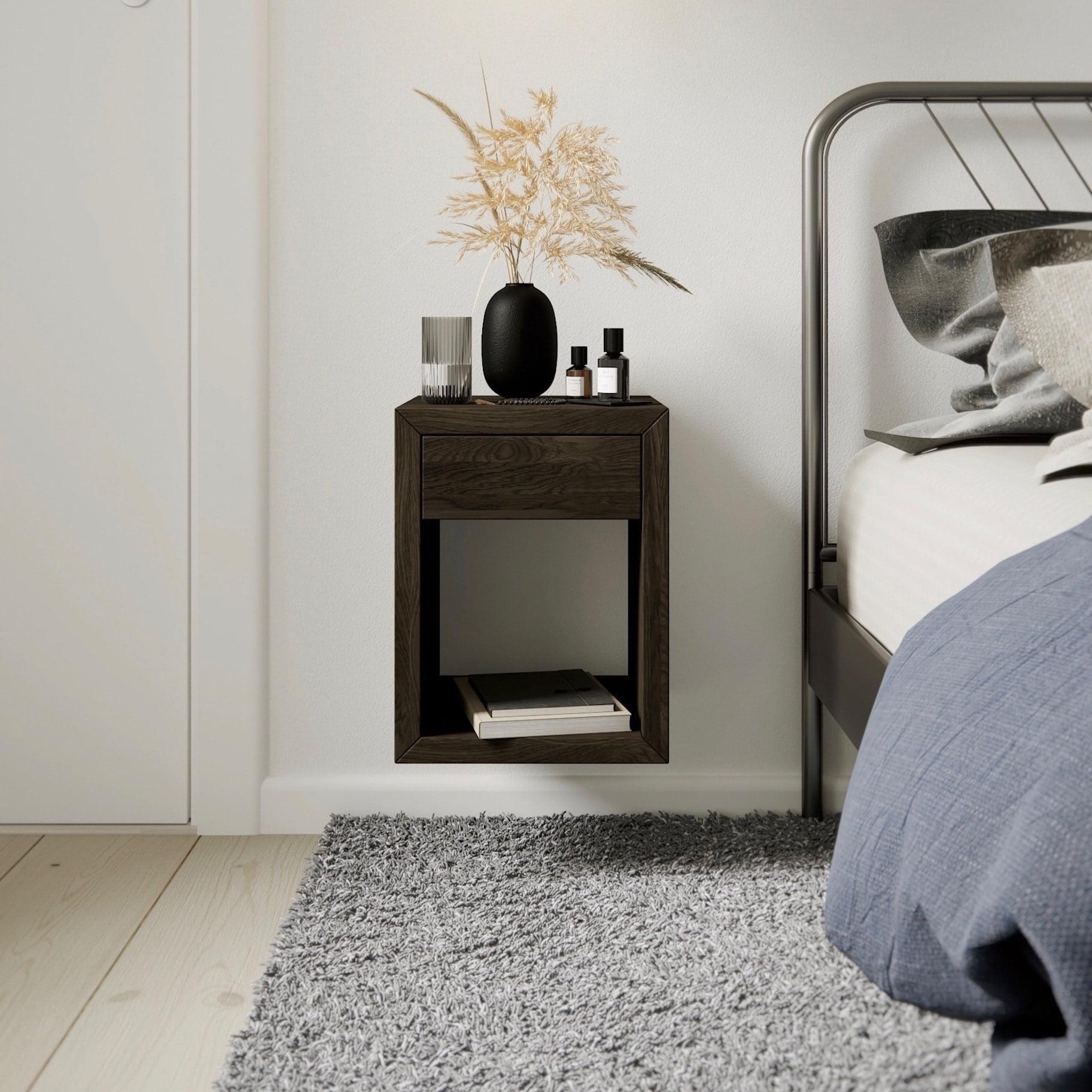 Red Barrel Studio® Scandinavian Style Natural Solid Wood Nightstand With 1 Drawer